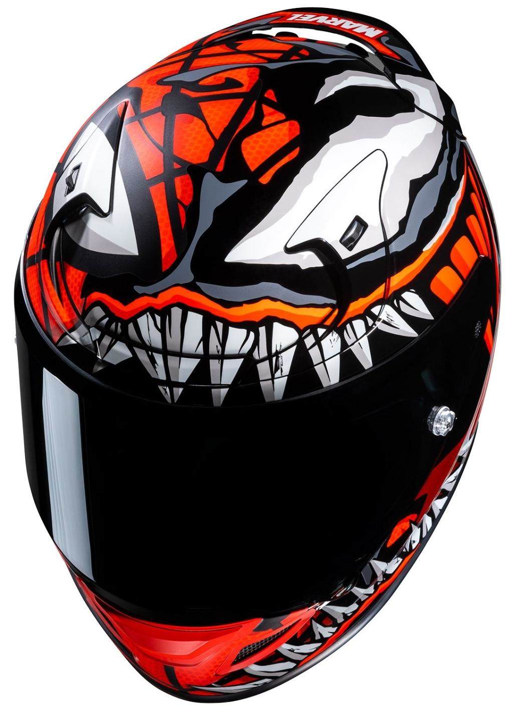 HJC エイチジェイシー HJH263 MARVEL RPHA12 マキシマイズド ヴェノム フルフェイスヘルメット ヘルメット｜ウェビック　店
