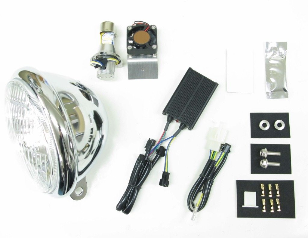 PROTEC プロテック LBH-HD1 LED5.5インチベーツライト 6000k X350 HARLEY-DAVIDSON ハーレーダビッドソン LEDヘッドライトバルブ 灯火類 電装系|ウェビック 店
