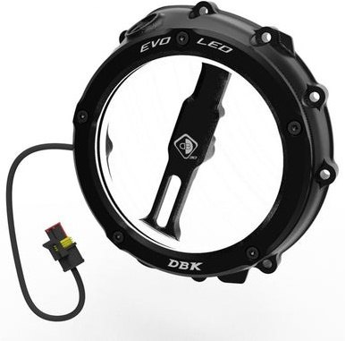 DUCABIKE (DBK) ドゥカバイク (ディービーケー) EVO LED クリアクラッチカバー M1000 RR R XR S1000 BMW クラッチカバー エンジンパーツ エンジン