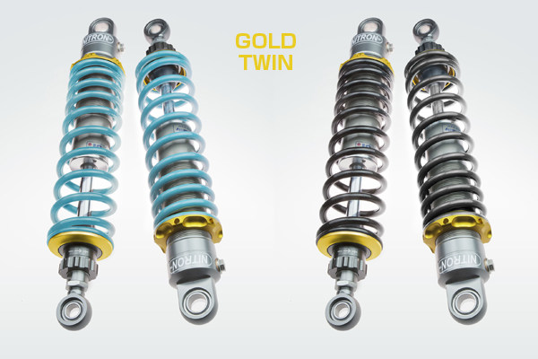 NITRON ナイトロン リアサスペンションツインショック TWIN R1シリーズ V-MAX YAMAHA ヤマハ リアサスペンション サスペンション 足回り テーマカラー:ゴールド / スプリングカラー:ブラック / ダンパーロッドコーティング(DLC):なし|ウェビック 店