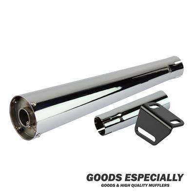 GOODS グッズ RACING MEGAPHONE MUFFLER - ESPECIALLY SR400 SR500 YAMAHA ヤマハ スリップオンマフラー マフラー｜ウェビック　店