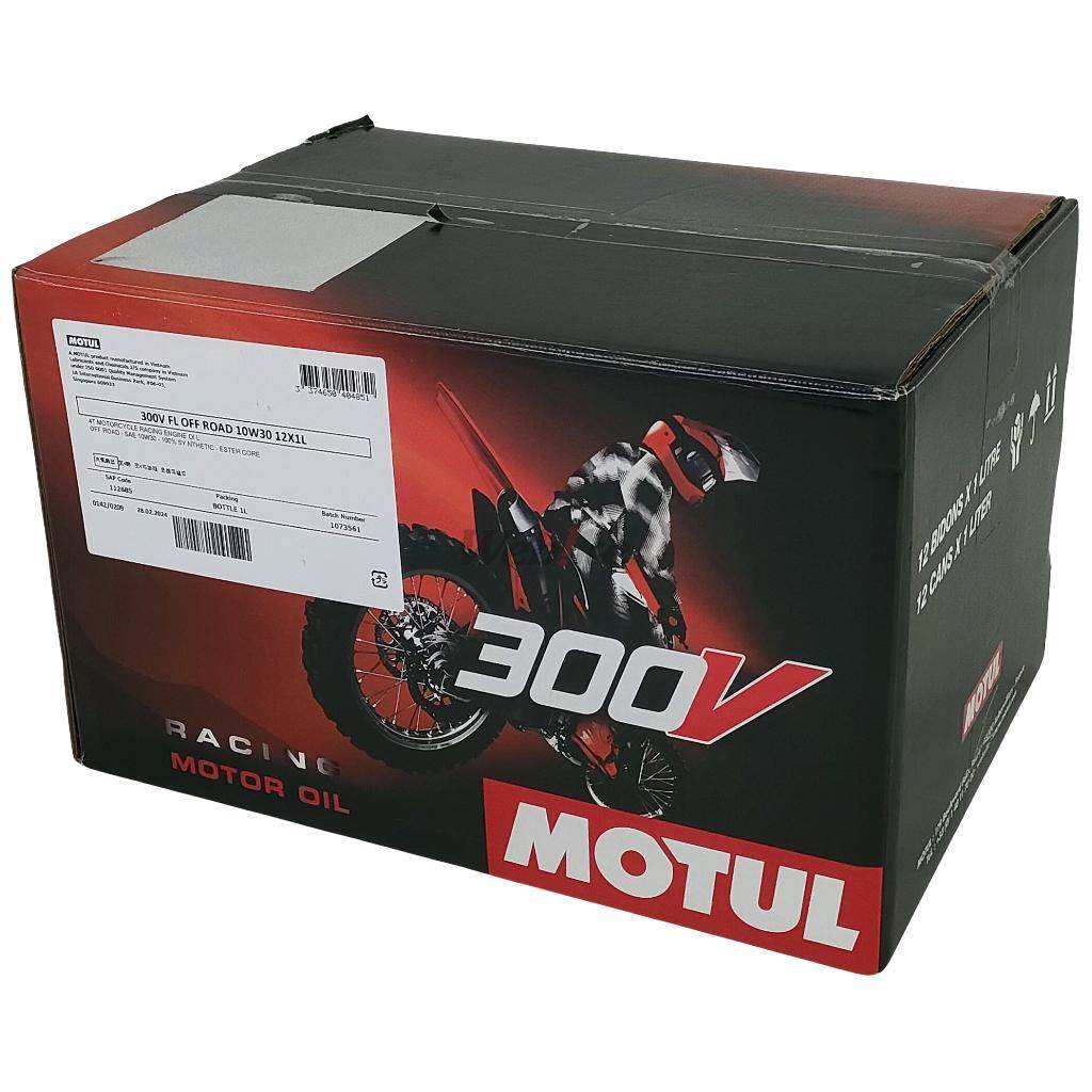 MOTUL モチュール 【ケース】300V FACTORY LINE OFF ROAD 4T (ファクトリーライン オフロード) 【10W-30】【1L×12本】【4サイクルオイル】 4サイクルオイル オイル