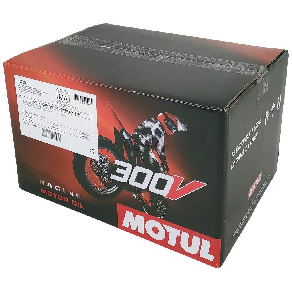 MOTUL モチュール 【ケース】300V FACTORY LINE ROAD RACING 4T (300V ファクトリーライン ロード レーシング) 【15W-50】【1L×12本】【4サイクルオイル】 4サイクルオイル オイル