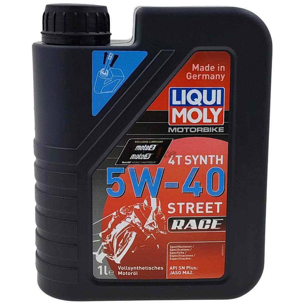 LIQUI MOLY リキモリ Motorbike STREET RACE 4T SYNTH (ストリート レース) 【5W-40】【4サイクルオイル】 4サイクルオイル オイル