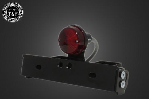 Garage T&F ガレージ シーシーバー用ナンバーブラケットキット＆丸型テールランプ テールランプキット 灯火類 電装系 シーシーバーの太さ：Φ38(38mm)専用 10,795円