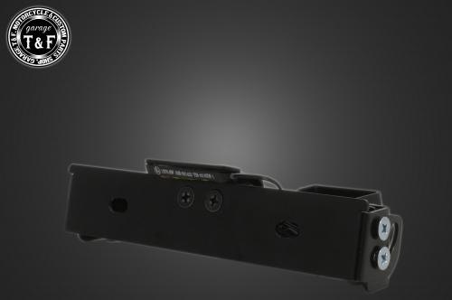 Garage T&F ガレージ シーシーバー用ナンバーブラケットキット＆LEDライセンス灯 テールランプキット 灯火類 電装系 シーシーバーの太さ：Φ15(15mm)専用