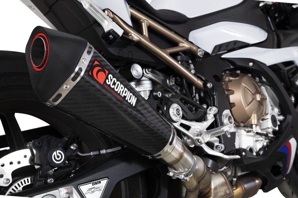 SCORPION スコーピオン セルケトテーパー スリップオンマフラー M1000 R BMW マフラー タイプ：カーボンスリーブ／重量：1.67kg