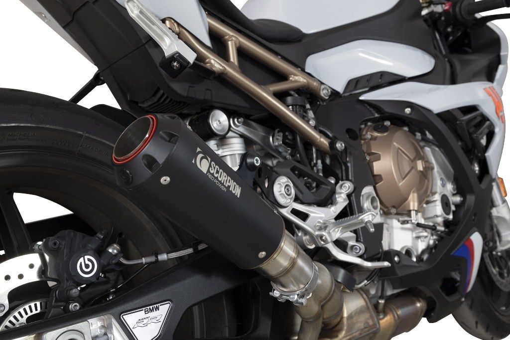 SCORPION スコーピオン レッドパワー スリップオンマフラー S1000 R BMW マフラー タイプ：ブラックセラミックコーティングスリーブ