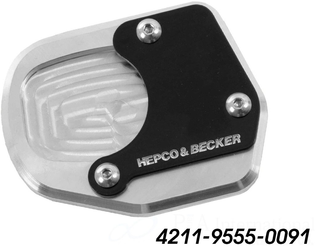 HEPCO＆BECKER ヘプコ＆ベッカー サイドスタンドエンド Forza 750 NC750X VFR1200X Crosstourer X-ADV HONDA ホンダ スタンドパッド・エクステンション フレーム｜ウェビック　店