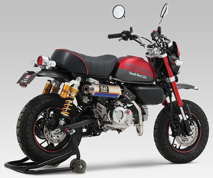 YOSHIMURA ヨシムラ 機械曲GP-MAGNUMサイクロン TYPE-UP EXPORT SPEC 政府認証 Monkey125 HONDA ホンダ フルエキゾーストマフラー マフラー サイレンサータイプ：SC カーボンカバー