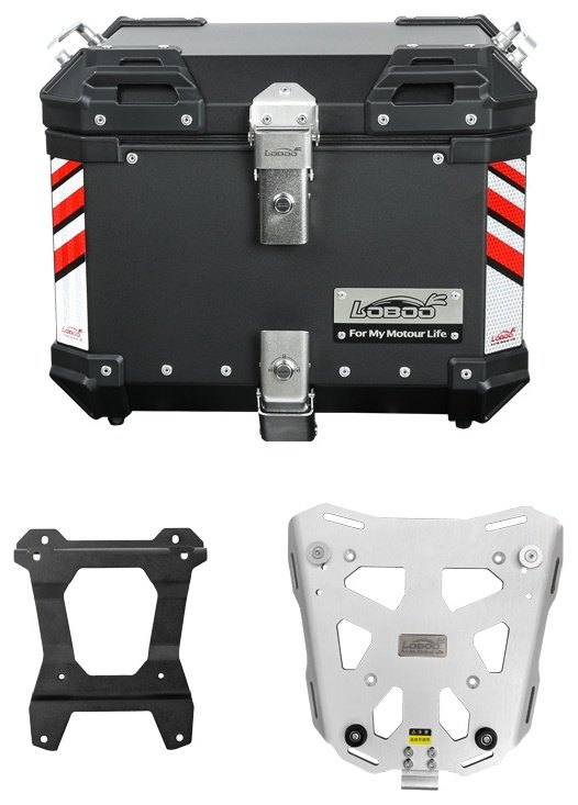 LOBOO ロブー PIKE TRACKERシリーズ 45L トップケース プレート付 (フローティングラック用) C400 X GT BMW トップケース・テールボックス 車体用バッグ・ケース｜ウェビック　店