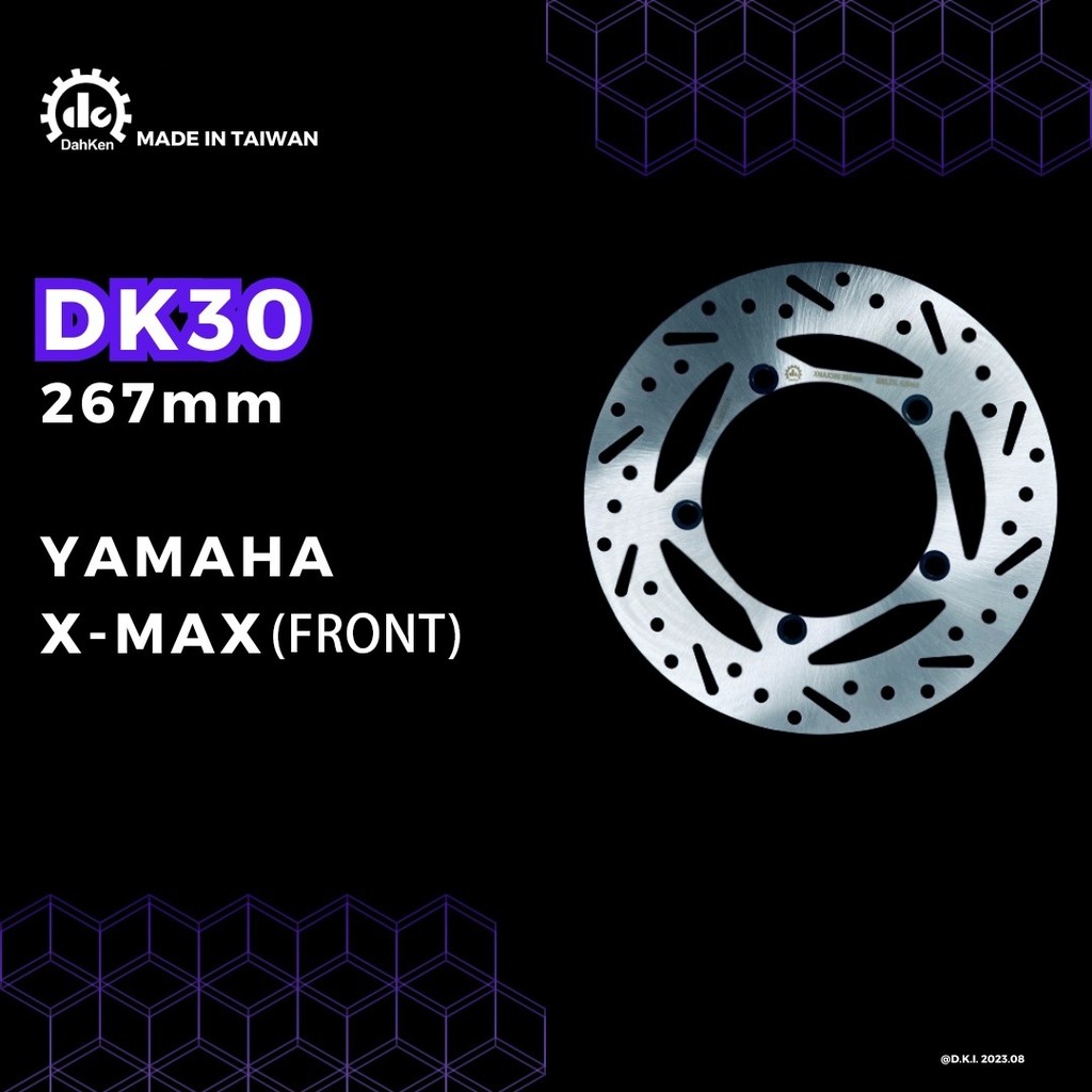 Dahken ダーケン Fixed フロントディスクローター 267mm X MAX X-MAX YAMAHA ヤマハ ブレーキディスクローター ブレーキ