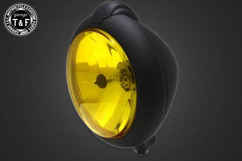 Garage T&F ガレージ 5.75インチユニティタイプヘッドライト ヘッドライト 灯火類 電装系 ボディカラー：オールマットブラック