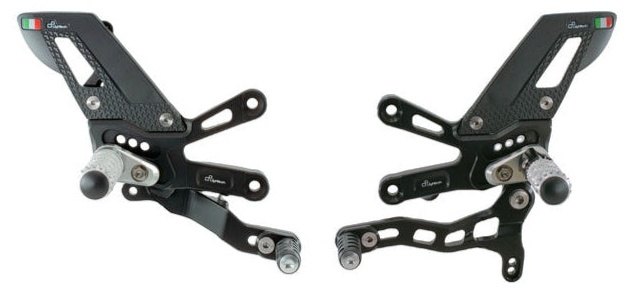 LighTech ライテック アジャスタブル ステップキット RSV4 RF RR 1100 FACTORY TUONO V4 APRILIA アプリリア バックステップ ステップ 足回り
