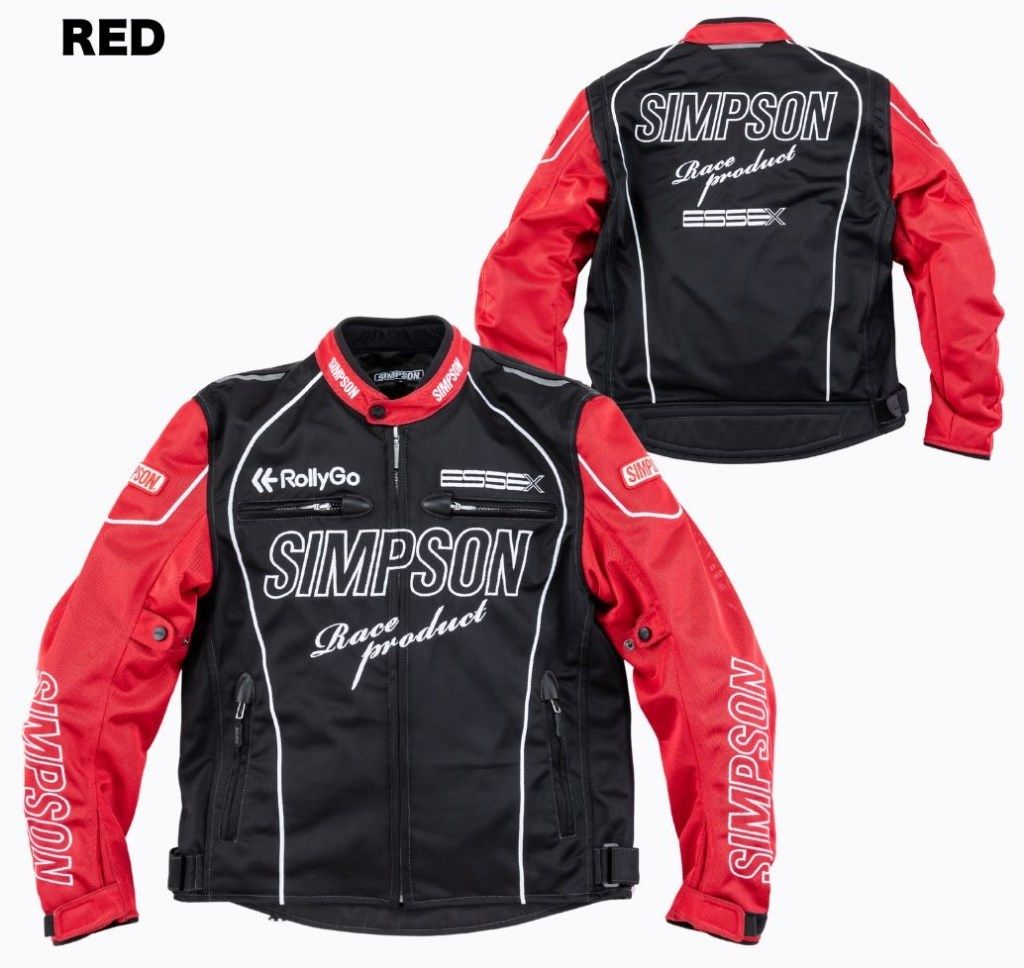 SIMPSON シンプソン NSM-E02 ライダーズ メッシュ ジャケット メッシュジャケット アパレル｜ウェビック　店