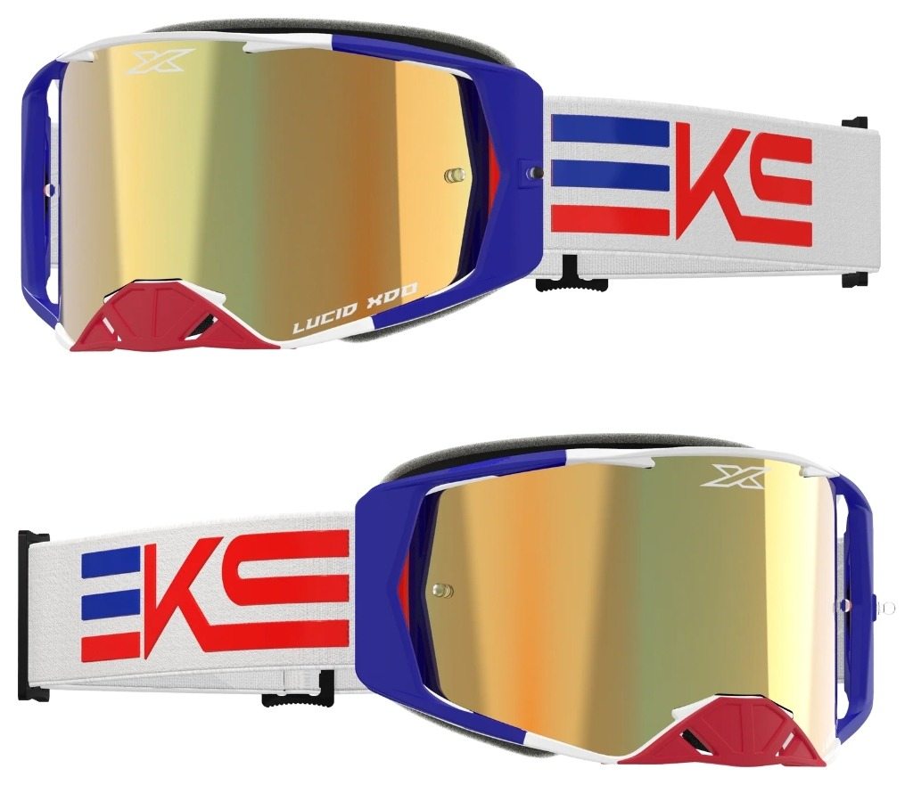 EKS Brand イーケーエスブランド ルシード ゴーグル キャリバー Flag RWB オフロードゴーグル アパレル