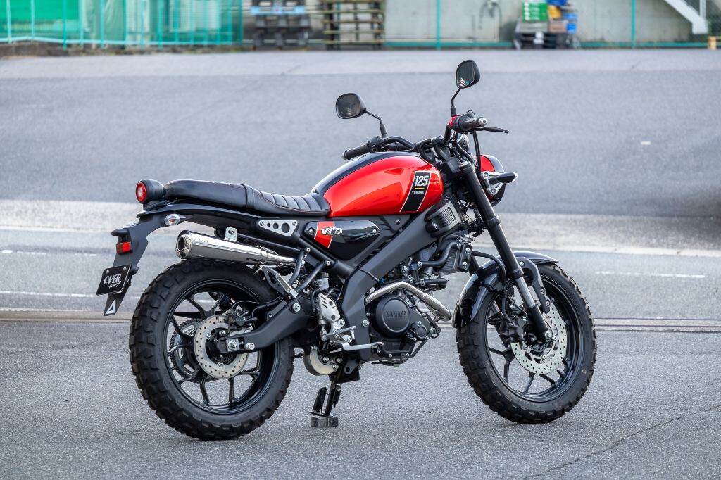 OVER オーヴァー ショートメガホン フルアップ XSR125 YAMAHA ヤマハ フルエキゾーストマフラー マフラー