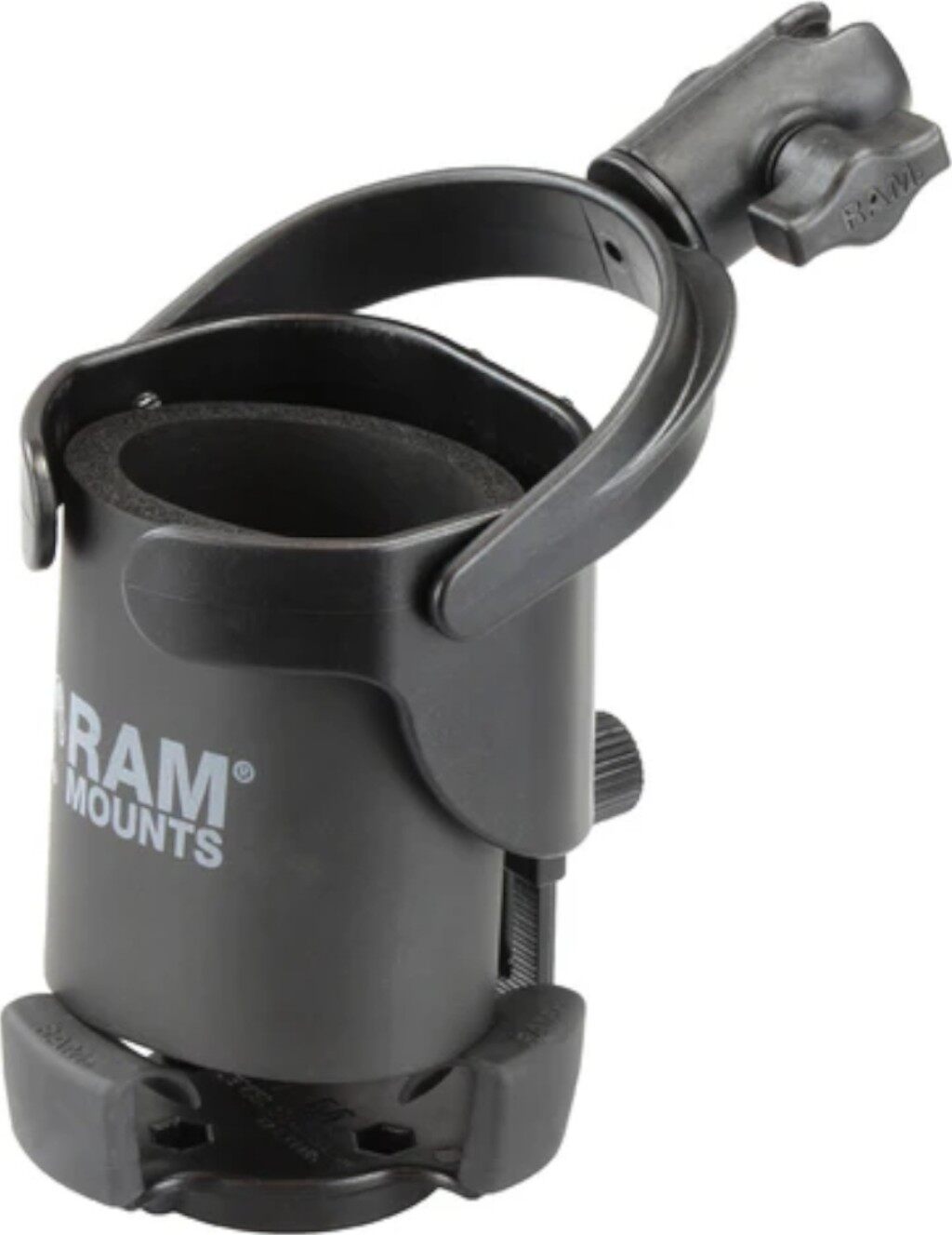 RAM MOUNTS ラムマウント ドリンクホルダー(XL)＆シングルソケットアーム ドリンクホルダー｜ウェビック　店