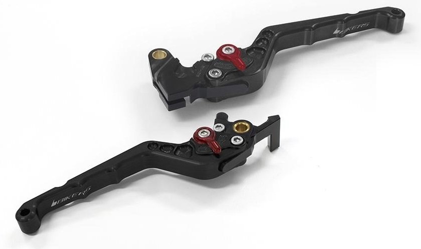 BIKERS バイカーズ アジャスタブル ブレーキレバーセット (ロング) AEROX 155 R STANDARD QBIX S YAMAHA ヤマハ ブレーキレバー ハンドル周辺パーツ ハンドル｜ウェビック　店