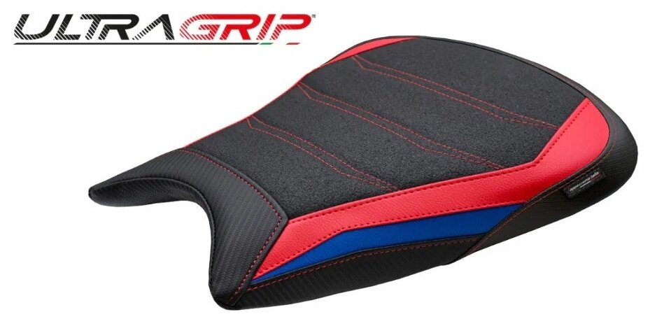 Tappezzeria Italia タッペッツェリア イタリア 純正シート用カバー MELK (ウルトラグリップ) M1000RR BMW シートカバー シート関連 外装 張替え：なし / カラー：レッド / ブルー