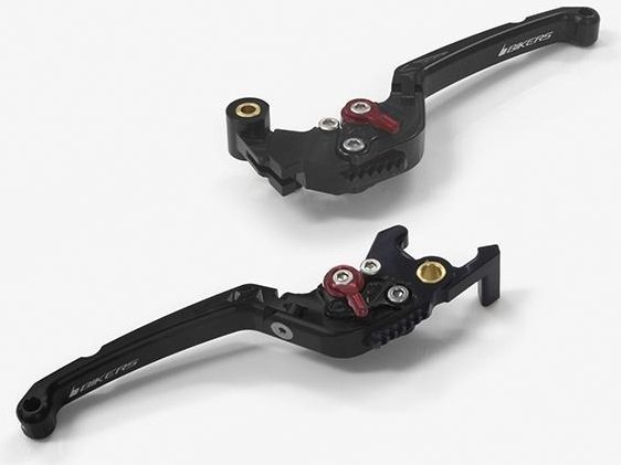 BIKERS バイカーズ フローティングアジャスタブル レバーセット (フラットロング) MT-03 YZF-R3 新型MT-03 新型YZF-R3 YAMAHA ヤマハ ブレーキ・クラッチレバーセット ハンドル周辺パーツ ハンドル