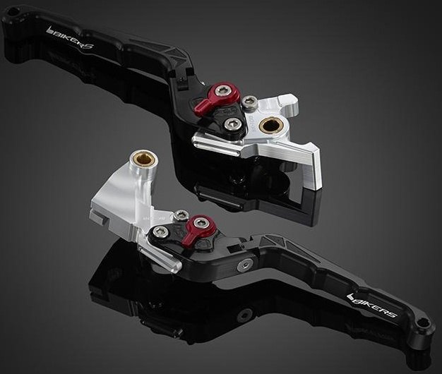 BIKERS バイカーズ フローティングアジャスタブル レバーセット (ロング) D-TRACKER 125 150 250 KLX250 KSR PRO NEW NINJA Z250 250SL 300 400 NINJA250 VERSYS-X Z125 SL Z300 Z400 KAWASAKI カワサキ ブレーキ・クラッチレバーセット ハンドル周辺パーツ ハンドル