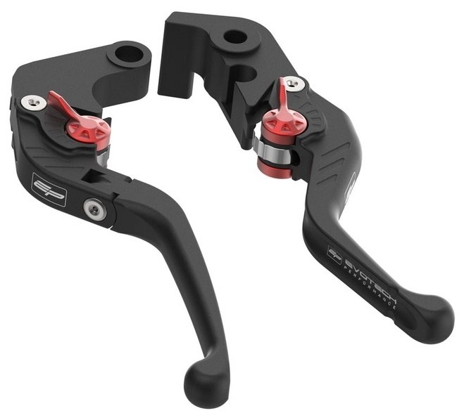 Evotech Performance エボテックパフォーマンス EVOフォールディングクラッチレバー／ショートブレーキレバーセット ER6F ER6N Versys 650 KAWASAKI カワサキ ブレーキ・クラッチレバーセット ハンドル周辺パーツ ハンドル