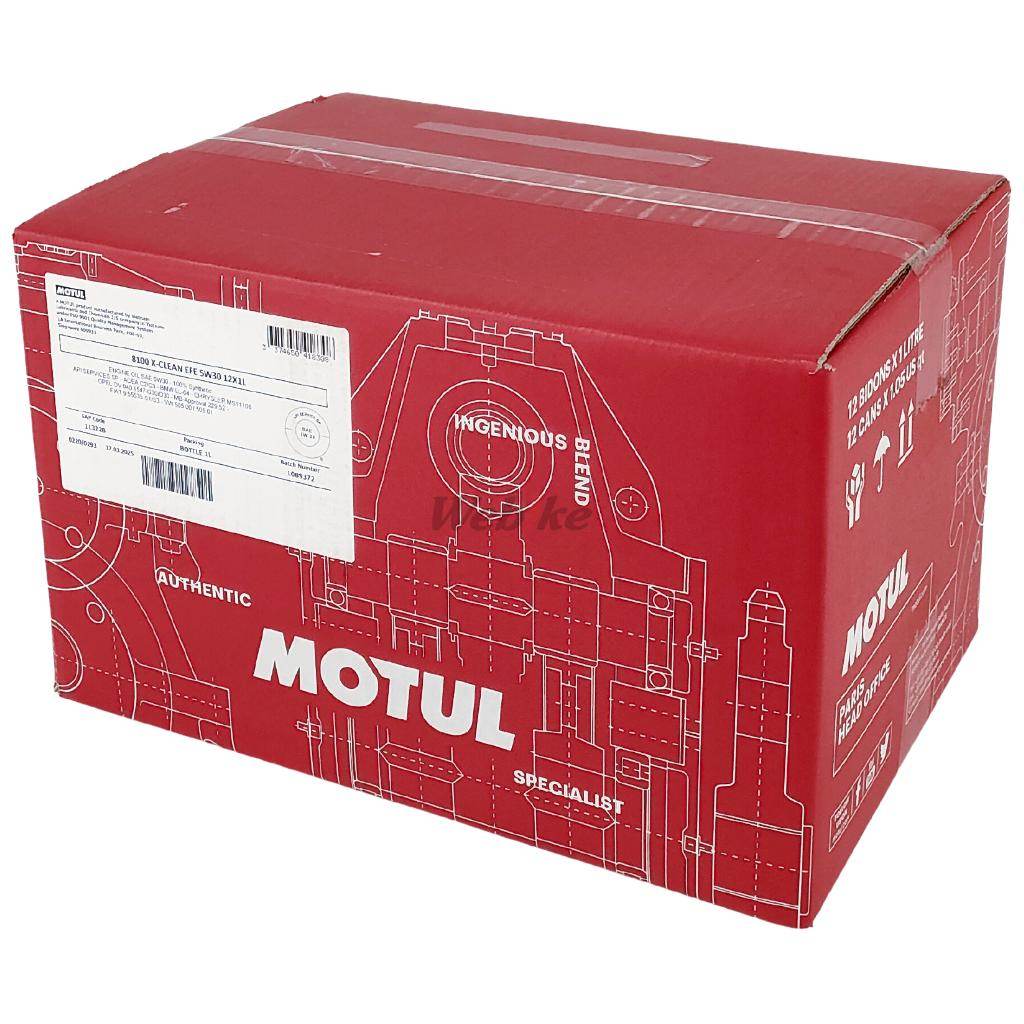 MOTUL モチュール 【ケース】8100 X-clean EFE (エクスクリーン イーエフイー) 【四輪用】【5W-30】【1L×12】【4サイクルオイル】 4サイクルオイル オイル