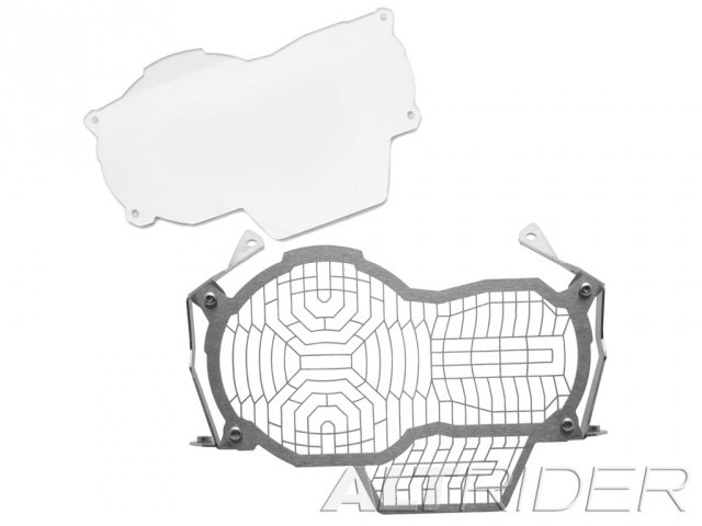 AltRider アルトライダー Headlight Guard Dual-Lens Kit R1200 GS Exclusive Water Cooled Rallye R1200GSW BMW ヘッドライトガード 外装