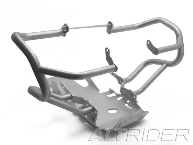 AltRider アルトライダー Crash Bar and Skid Plate System R1200 GS Exclusive Water Cooled Rallye BMW アンダーガード・スキッドプレート フレーム カラー:Silver|ウェビック 店