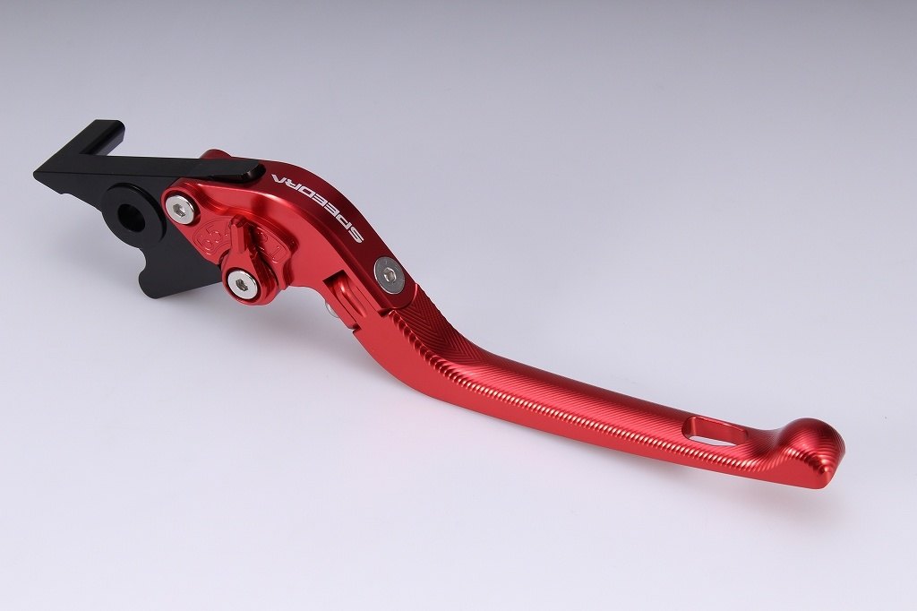 SPEEDRA スピードラ アジャストレバー 3D可倒式 XMAX250 YAMAHA ヤマハ ブレーキレバー ハンドル周辺パーツ ハンドル レバー本体カラー:マットレッド / アジャスターカラー:マットチタン|ウェビック 店