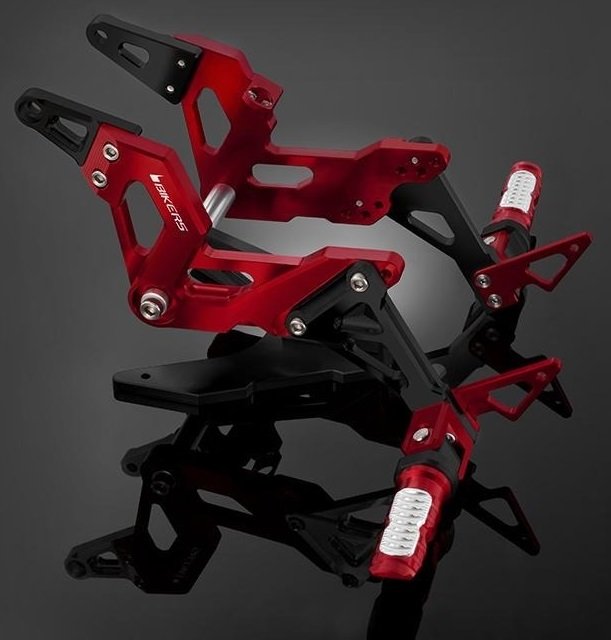 BIKERS バイカーズ タンデムステップセット KSR KAWASAKI カワサキ タンデムステップ・タンデムブラケット ステップ 足回り