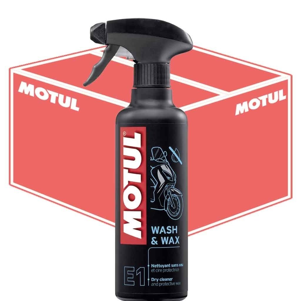 MOTUL モチュール 【ケース】E1 WASH ＆ WAX (E1ウォッシュ＆ワックス) 【0.4L&times;12】 ワックス・コーティング・ガラスコーティング ケミカル｜ウェビック　店