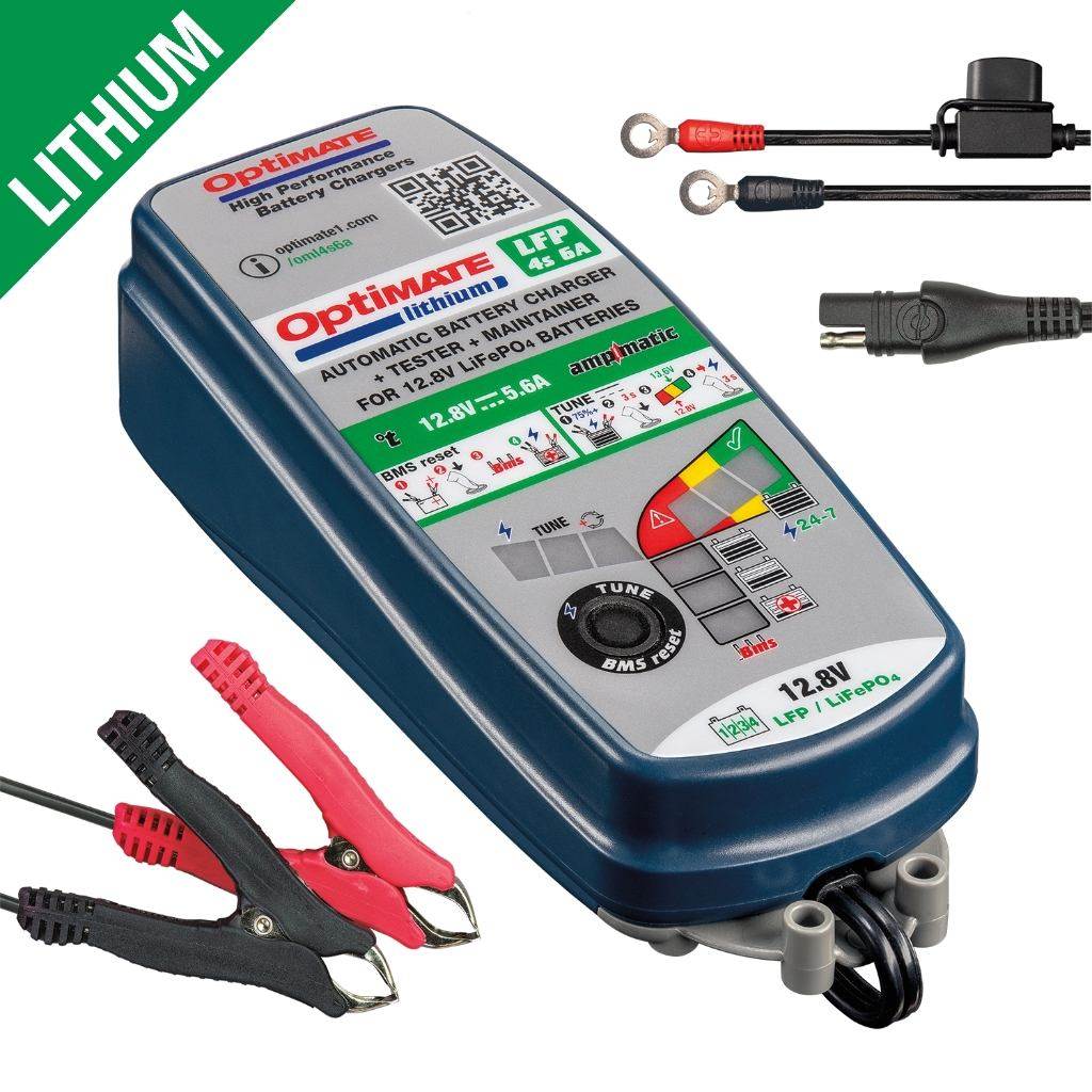TECMATE テックメイト OptiMate Lithium 4s 6A バッテリー充電器・バッテリーチャージャー バッテリー関連｜ウェビック　店