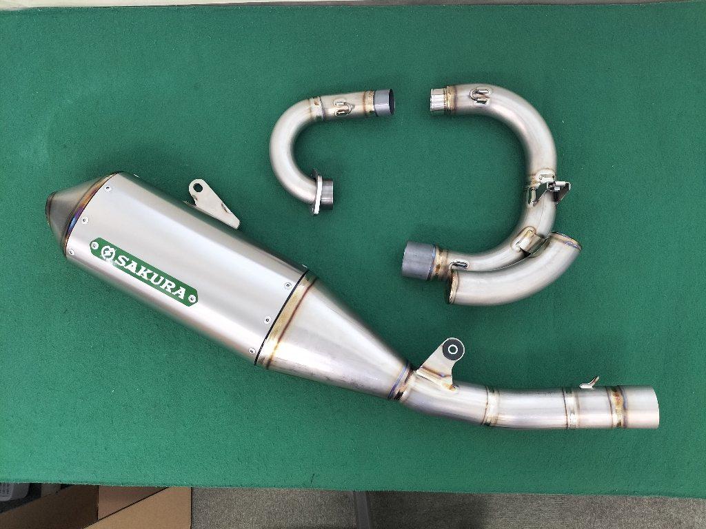SAKURA サクラレーシングマフラー レーシングフルエキゾースト YZ250F YZ250FX YAMAHA ヤマハ フルエキゾーストマフラー マフラー