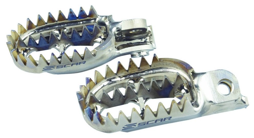 Scar Racing スカーレーシング チタンフットペグ Gripper BETA ベータ GASGAS ガスガス HUSABERG フサベル HUSQVARNA ハスクバーナ KTM SHERCO シェルコ フットペグ ステップ 足回り