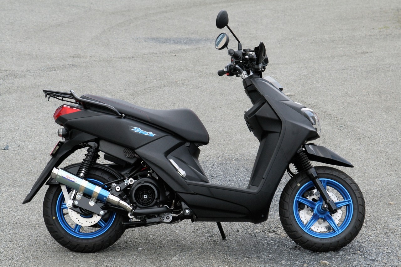 RPM アールピーエム 80D-RAPTOR フルエキゾーストマフラー BWS125ビーウィズ YAMAHA ヤマハ マフラー サイレンサーアウターカバー：ブルーチタン｜ウェビック　店