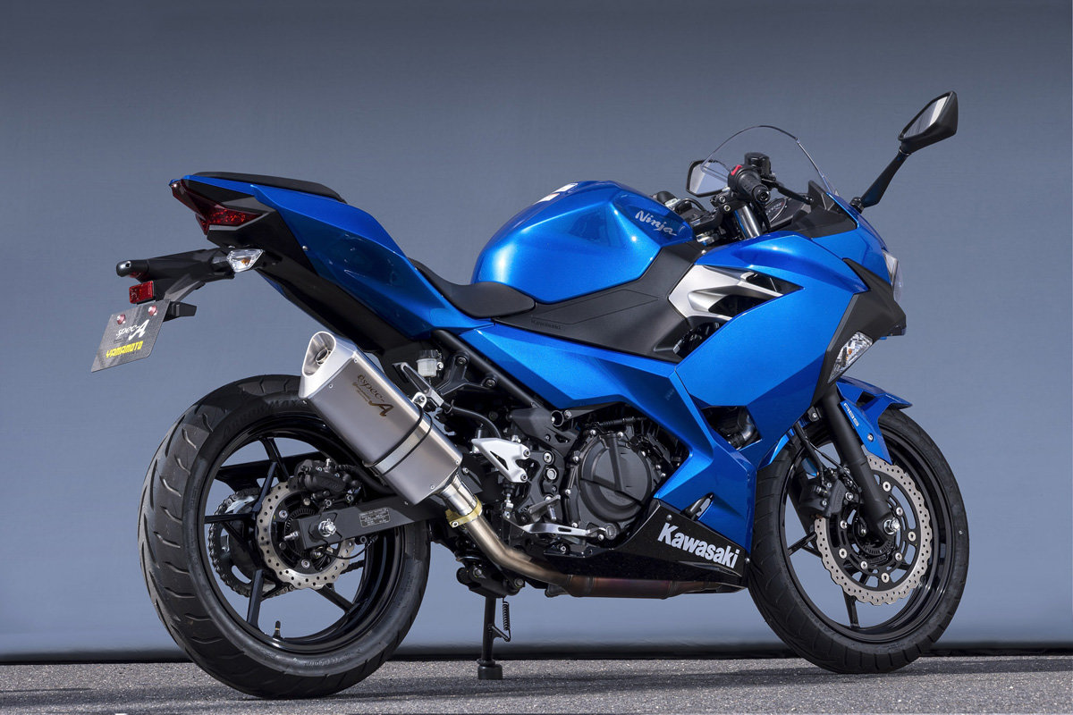 YAMAMOTO RACING ヤマモトレーシング SPEC-A スリップオン TYPE-SA Ninja250 KAWASAKI カワサキ スリップオンマフラー マフラー｜ウェビック　店