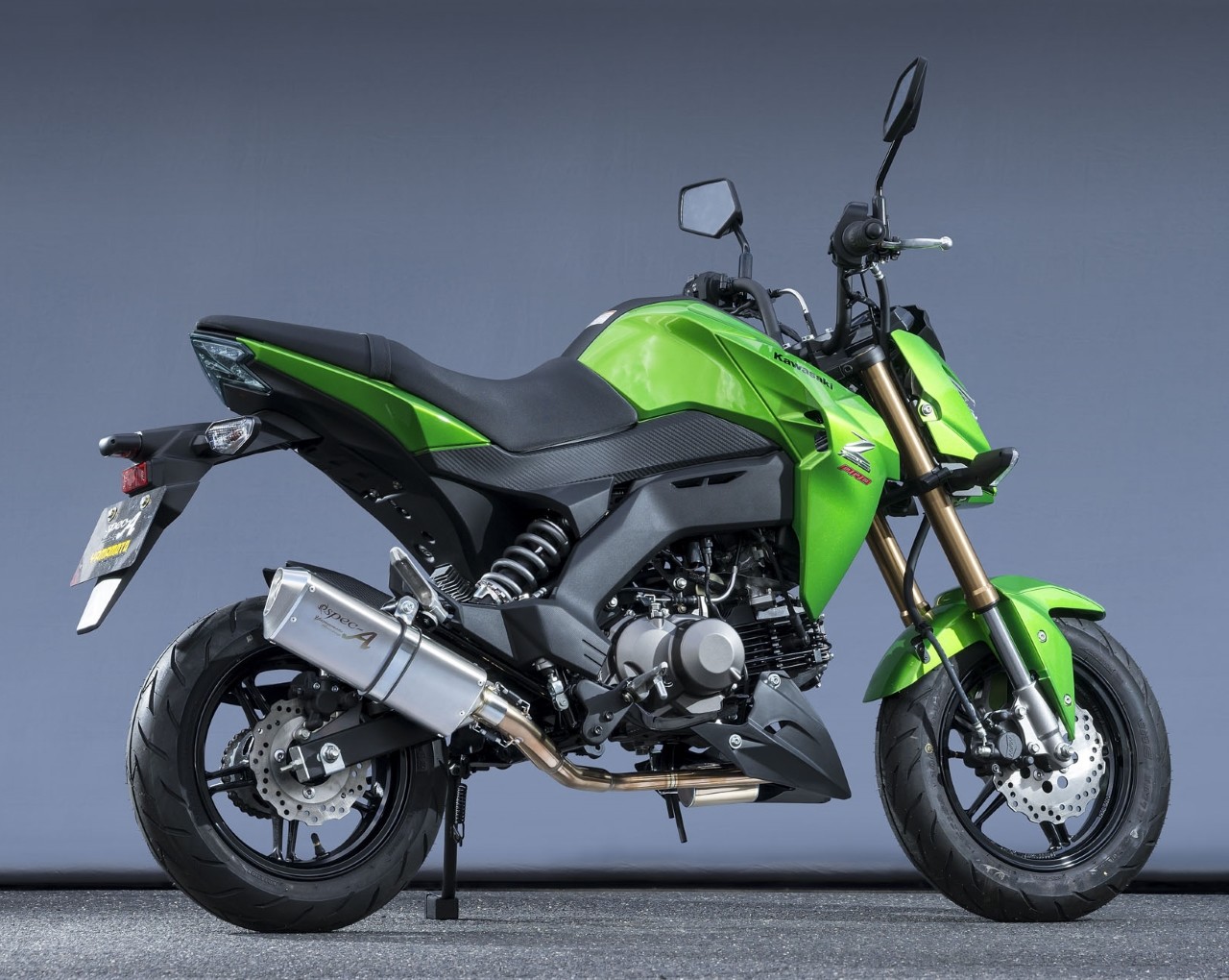 YAMAMOTO RACING ヤマモトレーシング スペックA アップ フルエキゾーストマフラー TYPE-SA Z125 PRO KAWASAKI カワサキ マフラー