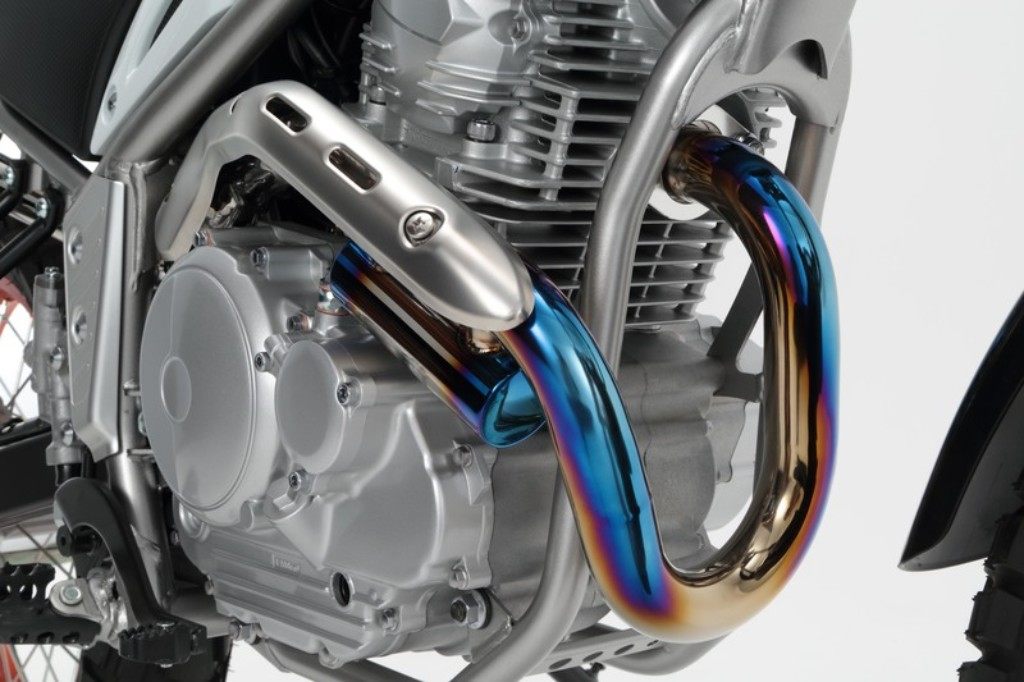 BEAMS ビームス サブチャンバー付き フルチタンフロントパイプ トリッカー YAMAHA ヤマハ エキゾーストパイプ マフラー