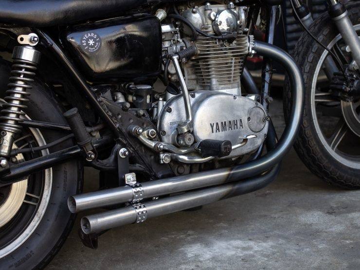 Motor Rock モーターロック オールドスタイル手曲げマフラー Type2 XS650SP YAMAHA ヤマハ フルエキゾーストマフラー マフラー|ウェビック 店