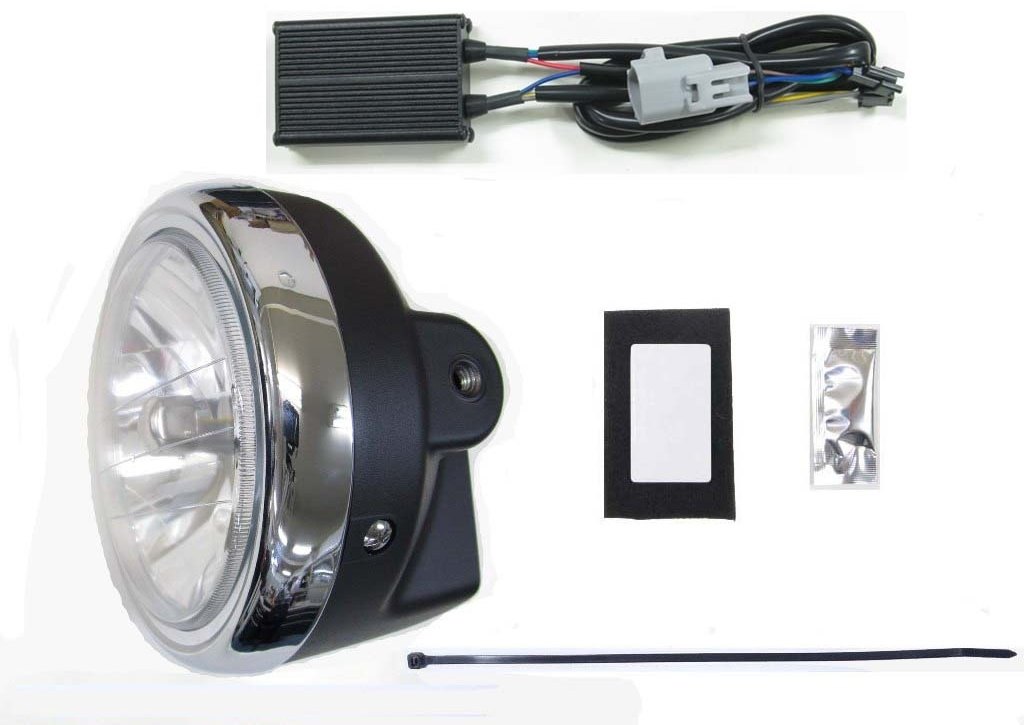PROTEC プロテック LEDマルチリフレクターヘッドライトキット W230 メグロS1 KAWASAKI カワサキ ヘッドライト 灯火類 電装系｜ウェビック　店