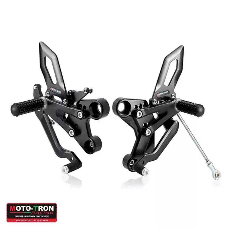 MOTO-TRON RACING モトトロンレーシング バックステップキット Z900 KAWASAKI カワサキ バックステップ ステップ 足回り カラー：ブラック／シルバー