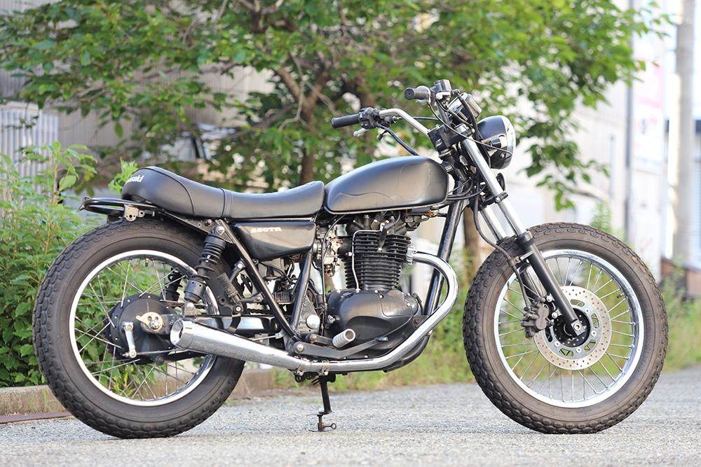 GOODS グッズ SHORT CONE MEGAPHONE MUFFLER 250TR KAWASAKI カワサキ スリップオンマフラー マフラー
