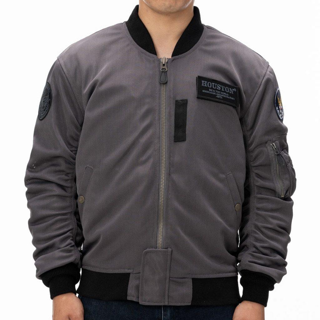 楽天市場】HOUSTON ヒューストン MA-1 MESH M／C ジャケット メッシュ