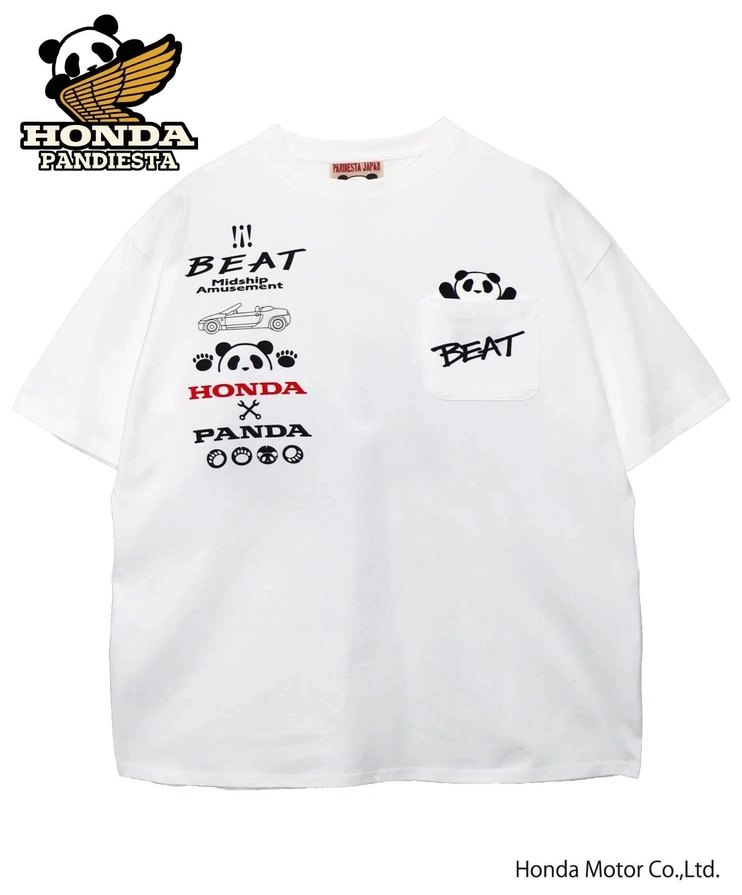 Honda Official Licensed Product ホンダオフィシャルプロダクト SB Pandiesta BEAT E07A型 S／S Tee パンディエスタ HONDA ホンダ Tシャツ アパレル