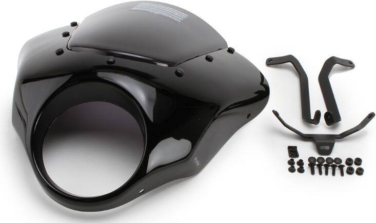 Puig プーチ セミフェアリング DARK NIGHT (SEMIFARINGS NIGHT) NIGHTSTER 975 SPECIAL HARLEY-DAVIDSON ハーレーダビッドソン ビキニカウル カウル関連 外装 カラー:グロスブラック/ダークスモーク