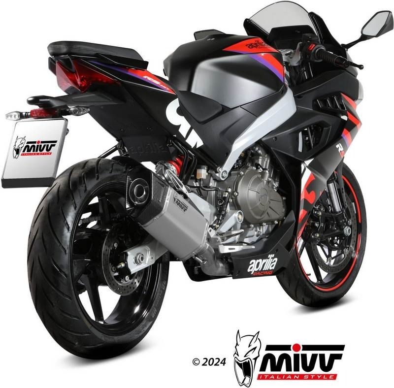 MIVV ミヴ SR-1 チタンフルエキゾーストマフラー RS 457 APRILIA アプリリア フルエキゾーストマフラー マフラー