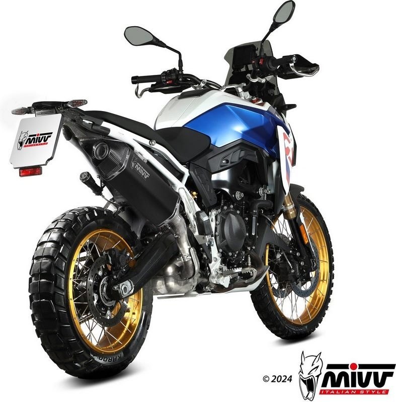 MIVV ミヴ SPEED EDGE BLACK STAINLESS STEEL フルエキゾーストマフラー F 900 GS BMW マフラー