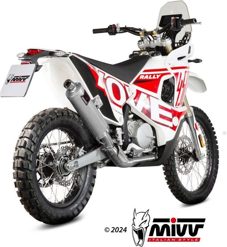 MIVV ミヴ DAKAR ステンレスフルエキゾーストマフラー 450 RALLY KOVE コーブ フルエキゾーストマフラー マフラー